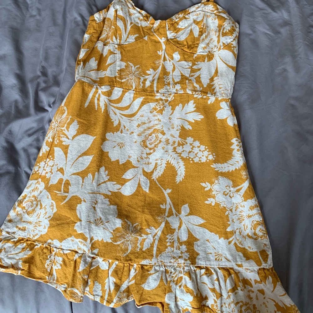 Flower mini dress